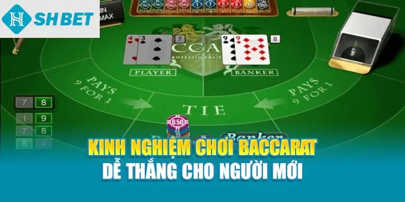 Cách chơi Baccarat dễ thắng cho người mới